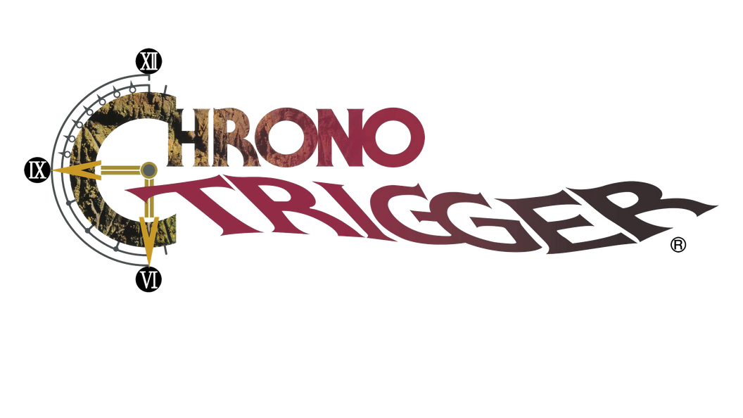 Chrono Trigger Logo Png Hd (black)