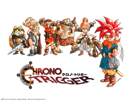 Chrono Trigger Logo Png Isolated Pic (black, indigo)