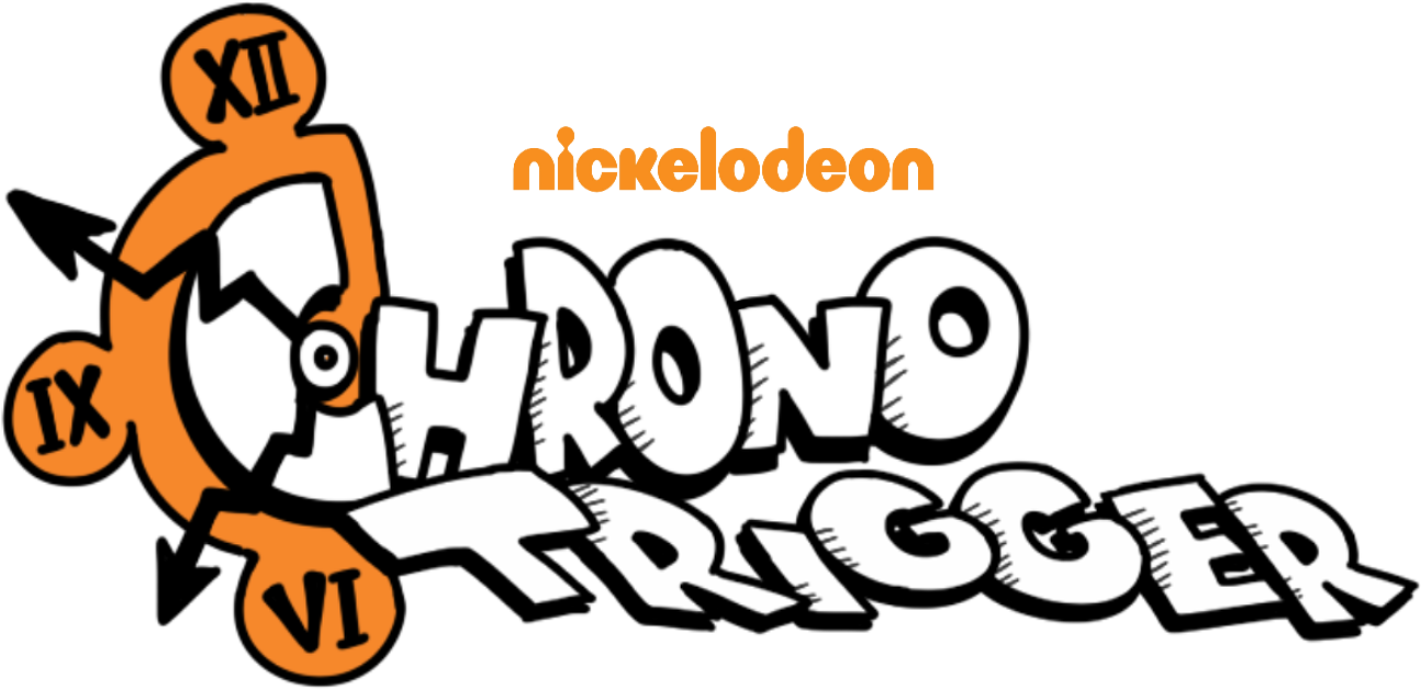 Chrono Trigger Logo Png Photos (black, white, chocolate, orange)