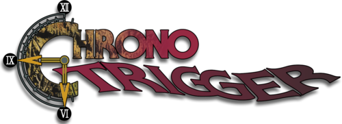 Chrono Trigger Logo Png Pic (black)