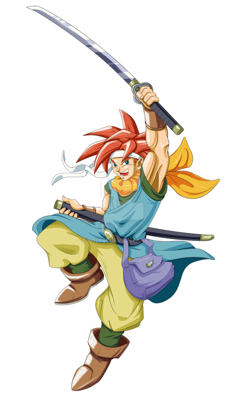 Chrono Trigger Png Image (black, silver)