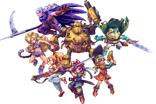 Chrono Trigger Png Pic (indigo, teal, white, gray, lavender)