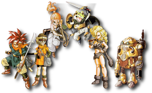 Chrono Trigger Png Transparent Picture (black)