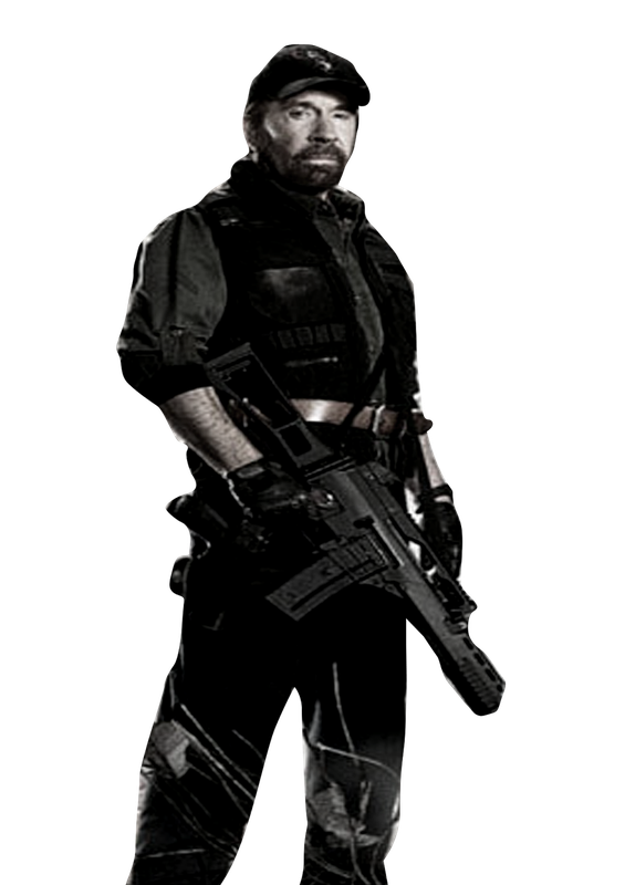 Chuck Norris Png Photos (black)