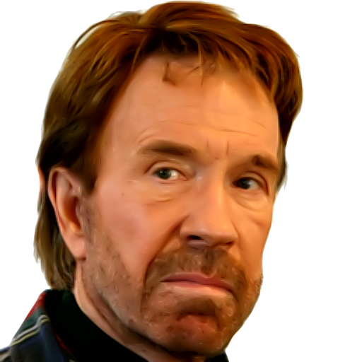 Chuck Norris Png Transparent Image (white, black)