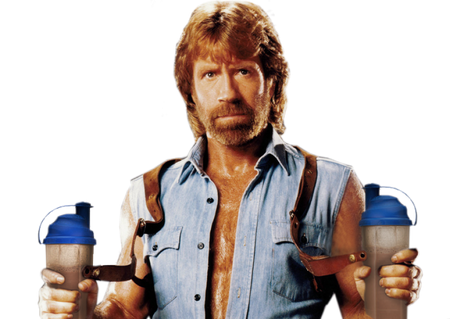 Chuck Norris Png Transparent Picture (black, silver)