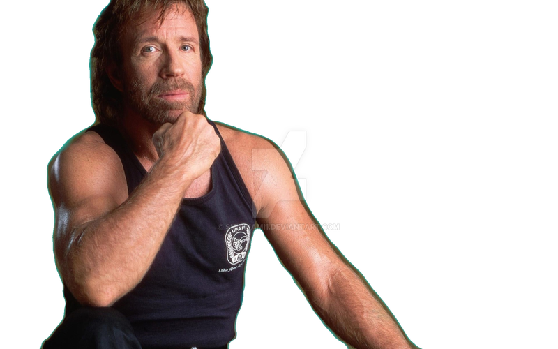 Chuck Norris Transparent Images Png (black, white)