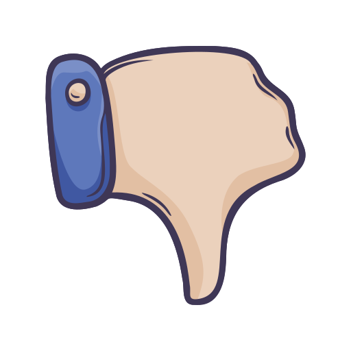 Thumb Facebook Social Media Gesture Dislike Down Hand Icon Free Nobackground Png Icon Download (gray, silver, black, pink)