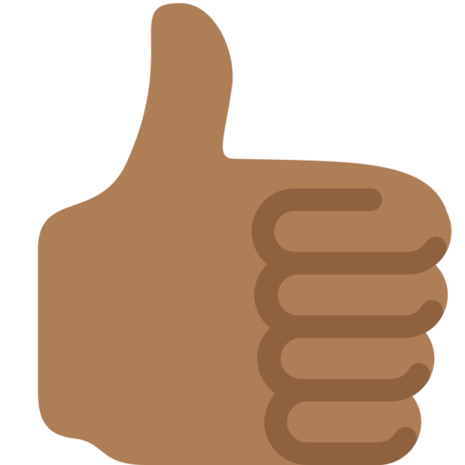 Thumbs Up Medium Dark Skin Tone Free Transparent Png Icon Download (olive, black, gray)