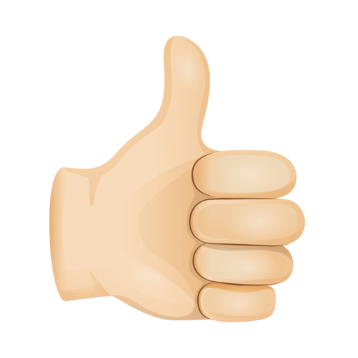 Thumbs Up Skin 1 Free Transparent Png Icon Download (pink, black)