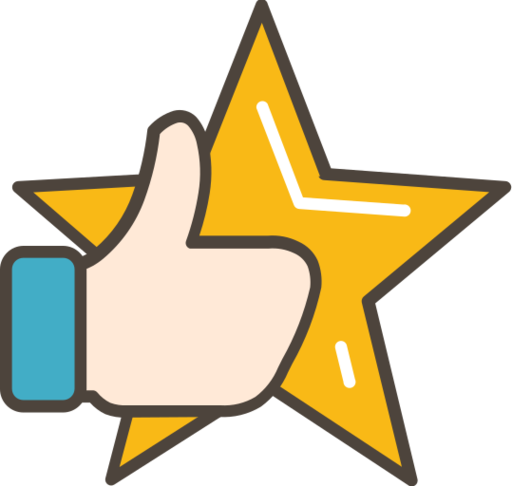 Thumbs Up Star Like Favourite Icon Free Nobackground Png Icon Download (indigo, beige, black, gray, orange)