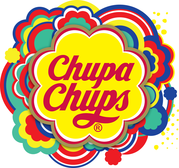 Chupa Chups Logo Png File (red, yellow, teal, black, white)