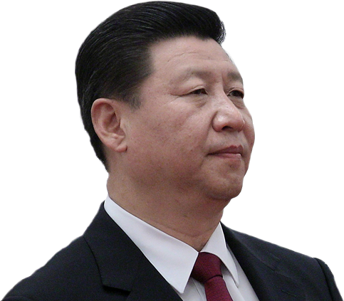 Xi Jinping Png Clipart (black, white)