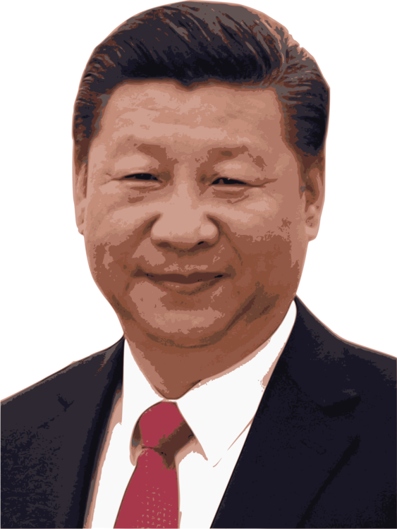 Xi Jinping Png Image (black, gray, chocolate, white)