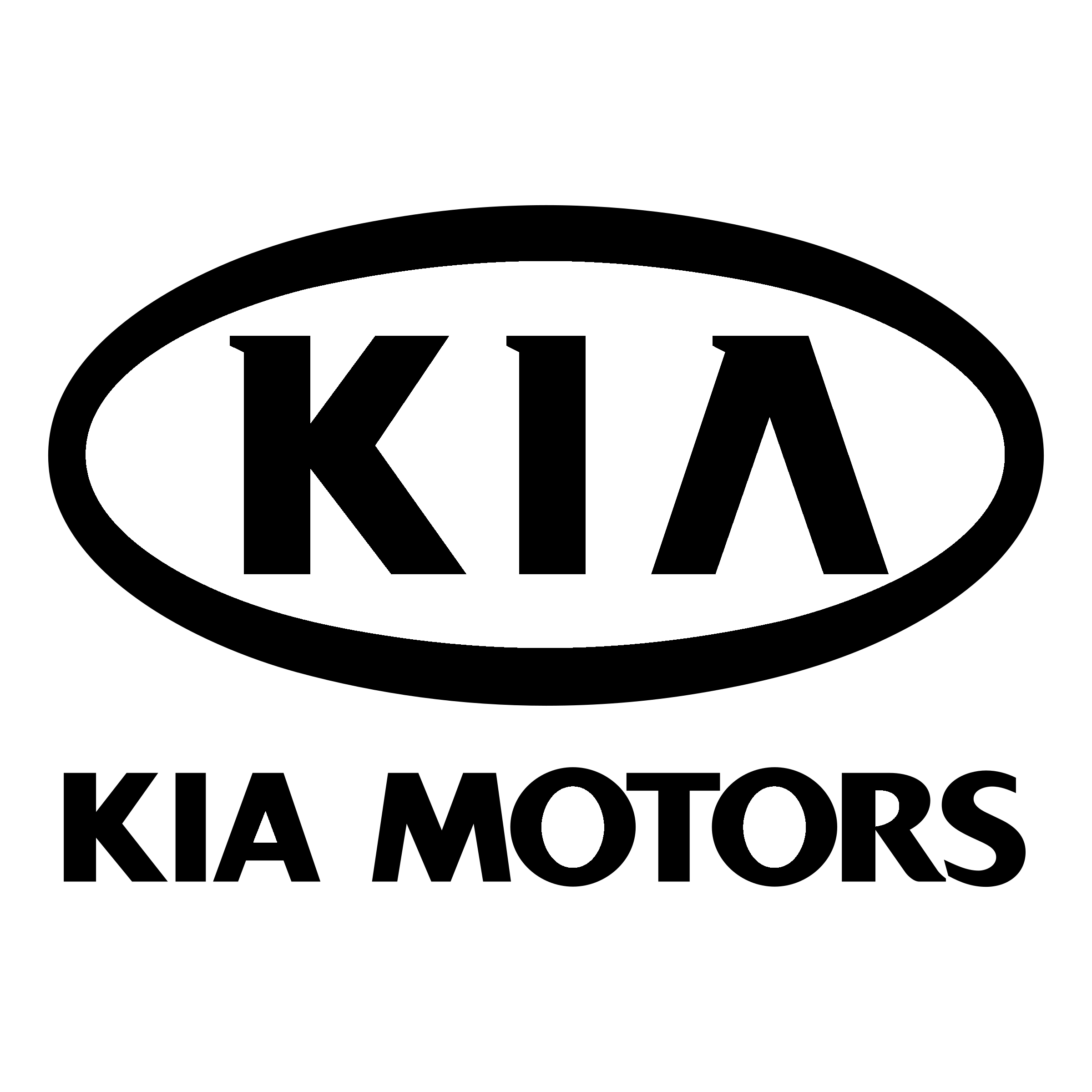 Kia Logo Png Hd Isolated (white, silver, black, gray)