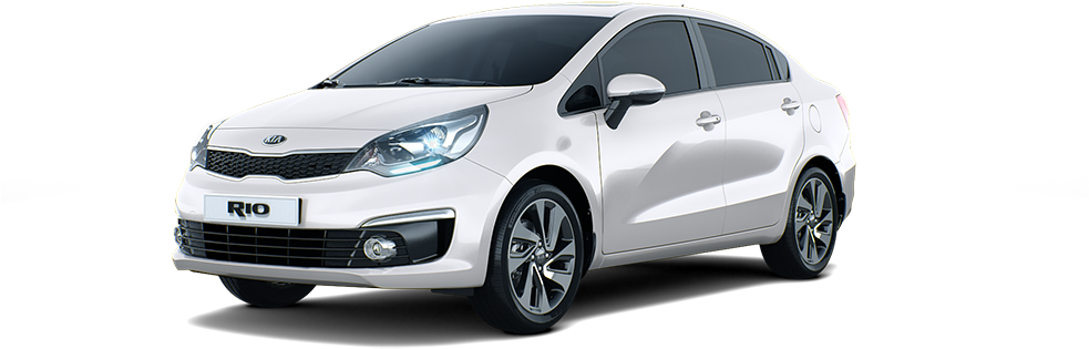 Kia Rio Transparent Png (white, lavender, black, silver)