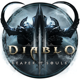 Diablo 3 Logo Png File (black, greenish blue, white)