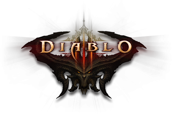 Diablo 3 Logo Png Isolated Pic (silver, black, white)