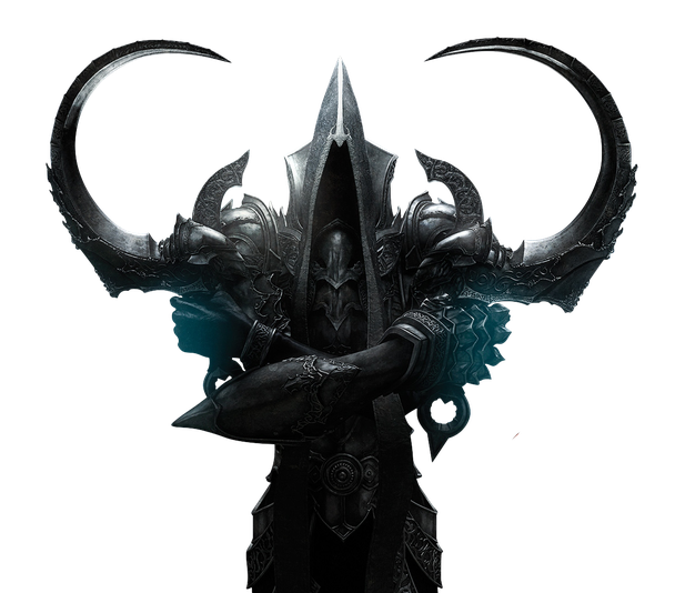 Diablo 3 Png Isolated File (black)