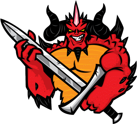 Diablo Demon Png File (orange, black, red)