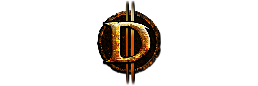 Diablo Ii Logo Png Hd (black, white, gray)