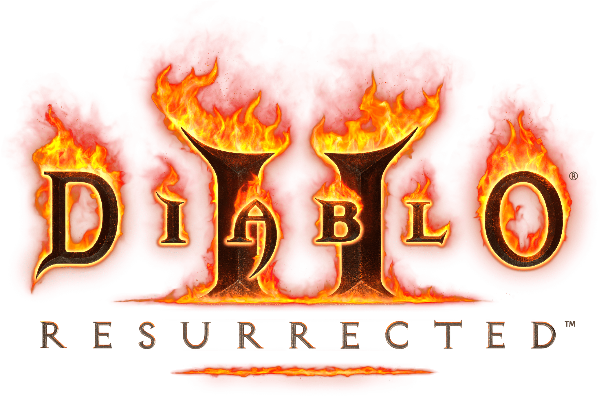 Diablo Ii Logo Png (gray, red)