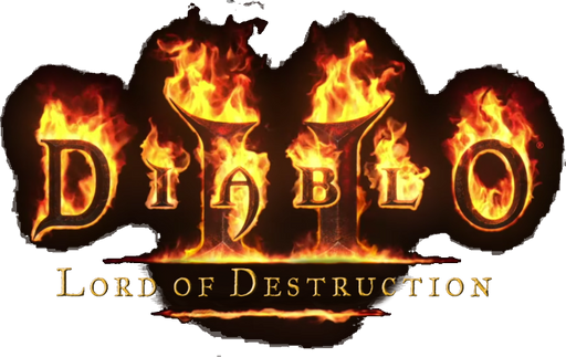 Diablo Ii Logo Transparent Png (black)