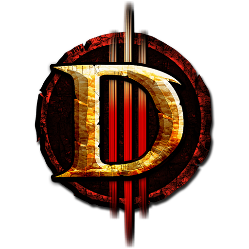 Diablo Iii Logo Png Transparent (black, white)