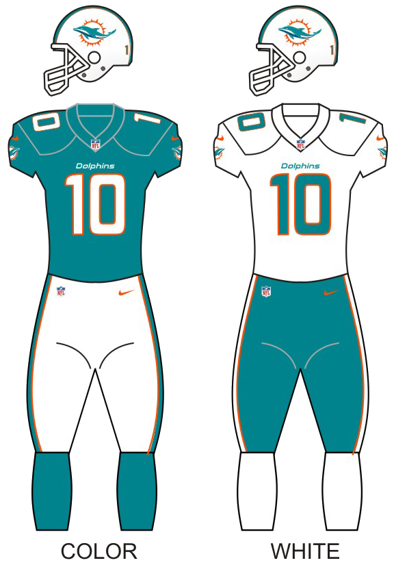 Miami Dolphins Png Hd Isolated (white, teal)