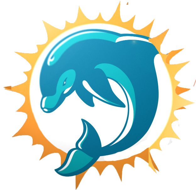 Miami Dolphins Png Hd (white, black, teal)