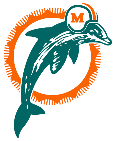 Miami Dolphins Png Isolated Photos (white, chocolate, teal)