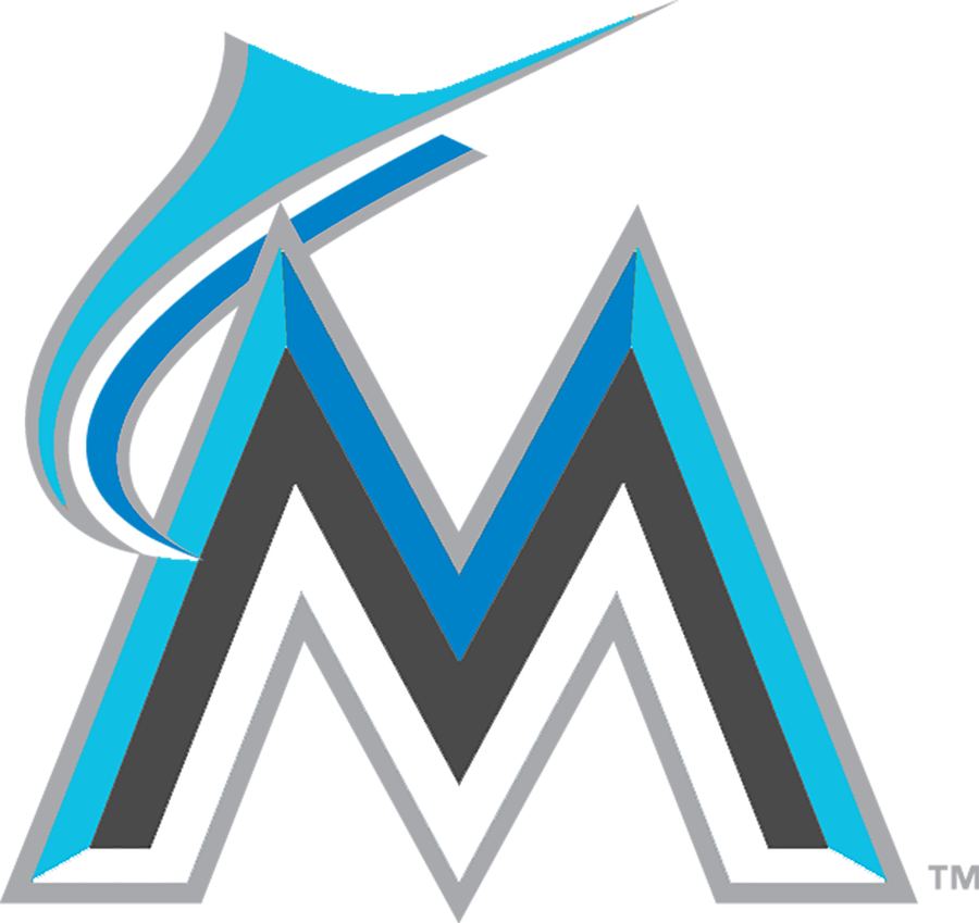 Miami Marlins Png Clipart (indigo, greenish blue, black, teal, white)