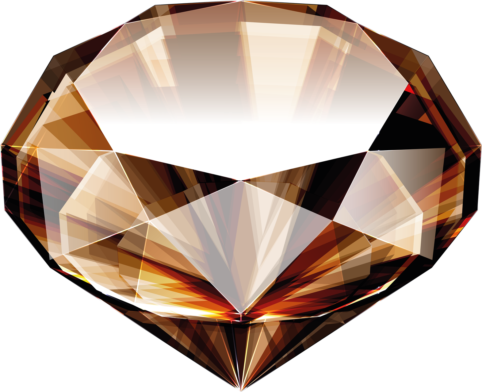 Diamond Gemstone Brown Png (silver, beige, black, white)