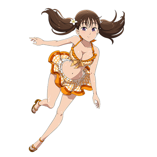 Diane Seven Deadly Sins Png Photo (black, white, gray)