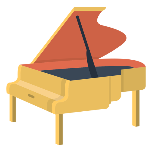 Piano Instrument Png Image (indigo, pink, salmon, chocolate, black)