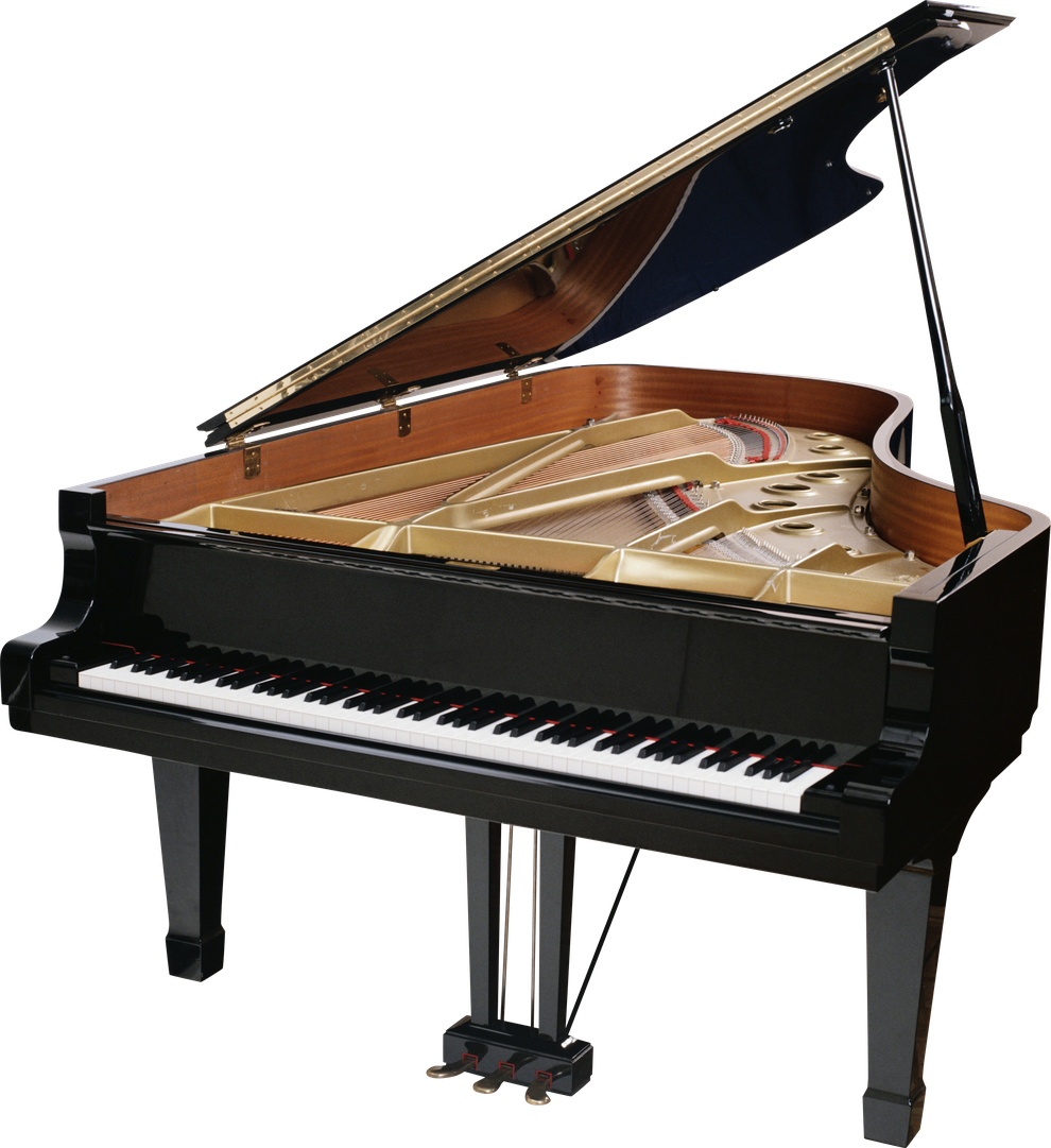 Piano Png Transparent Image (black)