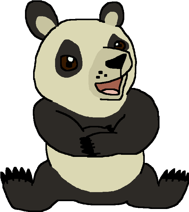 Giant Panda Png Hd (beige, black, silver)