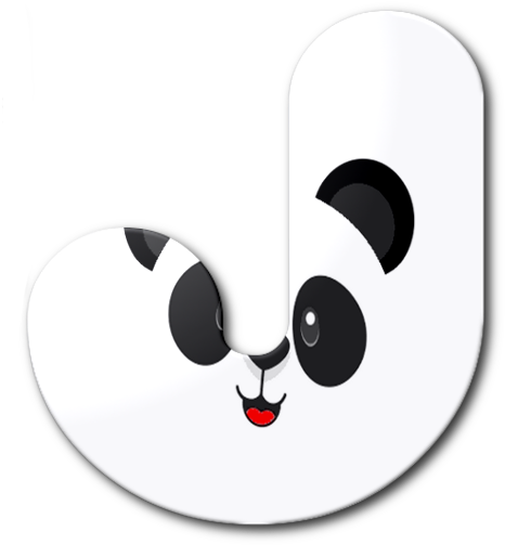 Giant Panda Png Isolated Image (black, white)