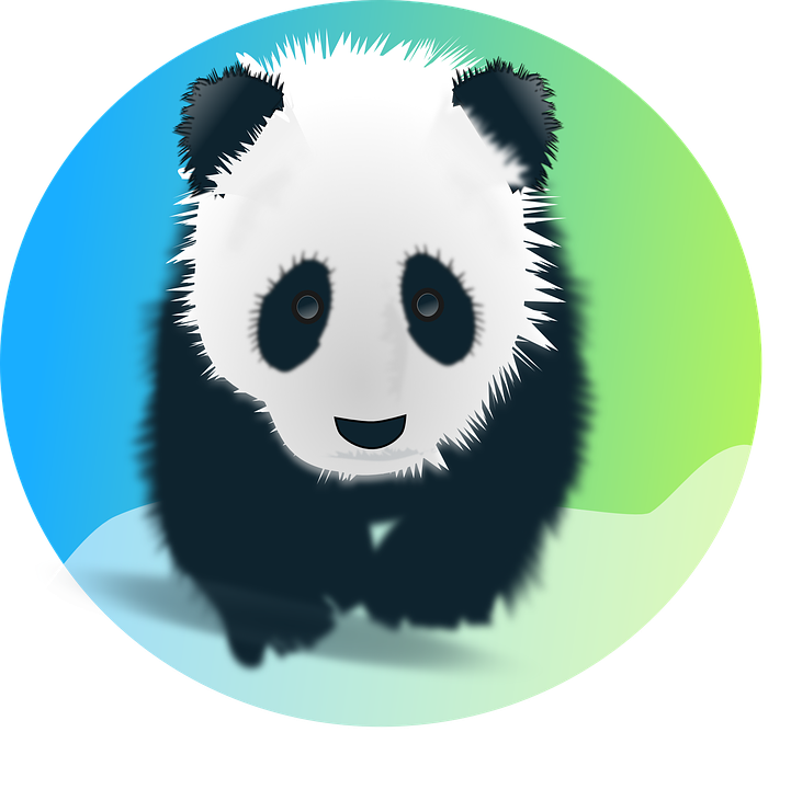 Giant Pandas Png Free Download (black, greenish blue, lavender, white)