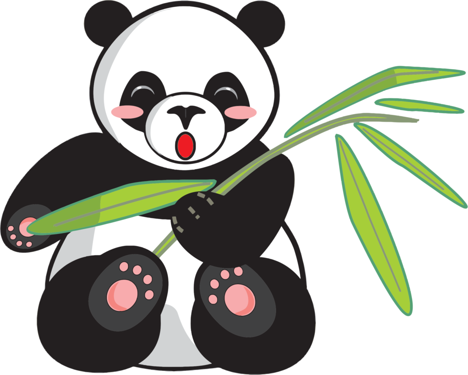 Giant Pandas Png Hd (indigo, black, silver, white)