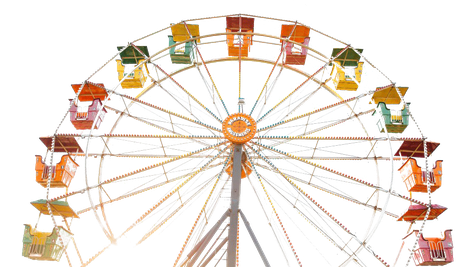 Giant Wheel Transparent Png (black)