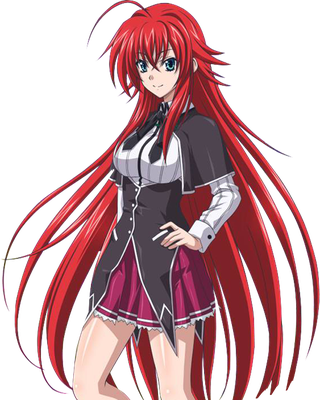 Rias Gremory Png Image (indigo, beige, black, maroon)