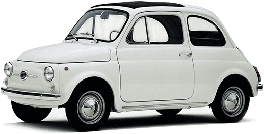 Fiat 500 Png File (black, silver)