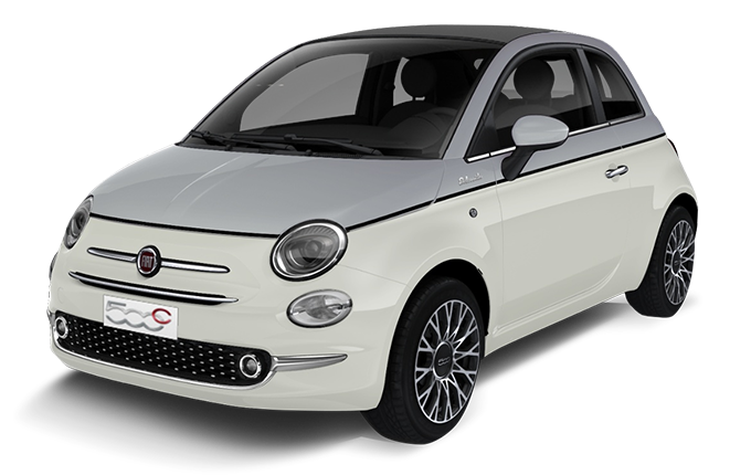 Fiat 500 Png Transparent (black, silver, lavender)