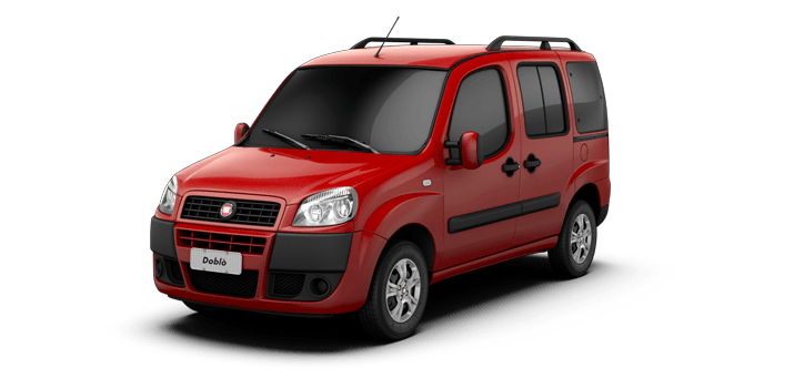 Fiat Doblo Van Red Transparent Png (black)