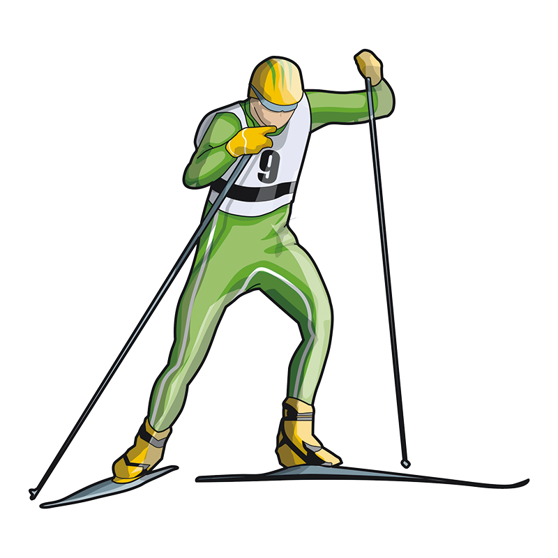 Biathlon Background Isolated Png (black, gray)