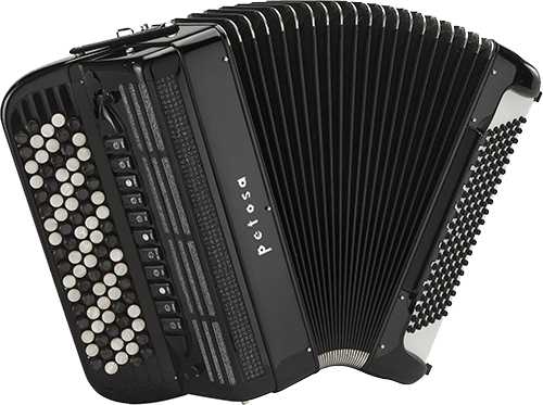 Diatonic Accordion Png Clipart (black, white)