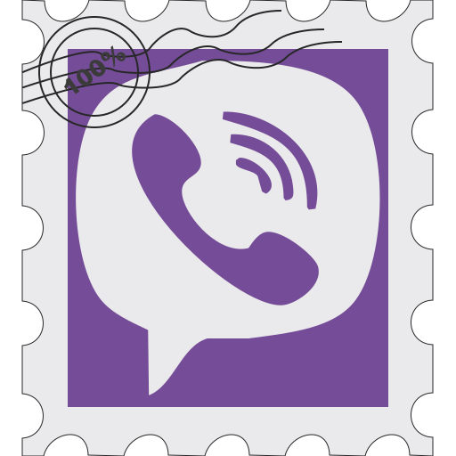 Viber Logo Postcard Icon Free Png Icon Download (gray, lavender, silver, black)