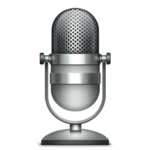 Mic Png Image (white, indigo, black)