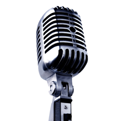 Mic Png Pic (white, black)